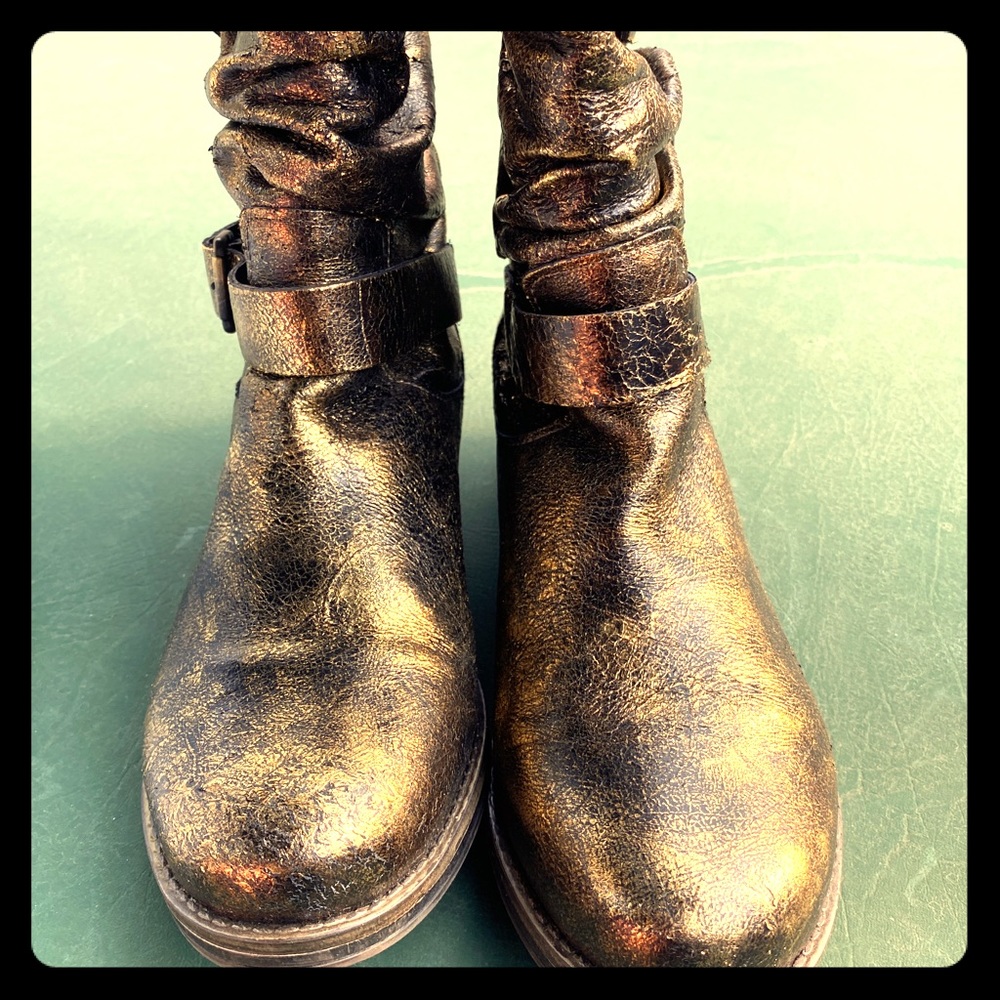 Eric Michael Laguna bronze engineer boots!